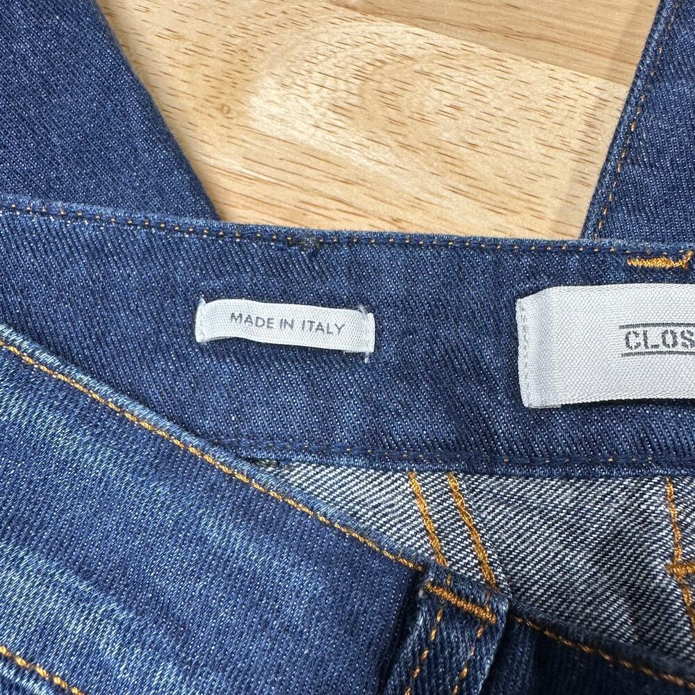 Closed NWT Slim Fit Mid Waist Baker Dark Washed Jeans Size 27 Organic Cotton - Picture 4 of 11